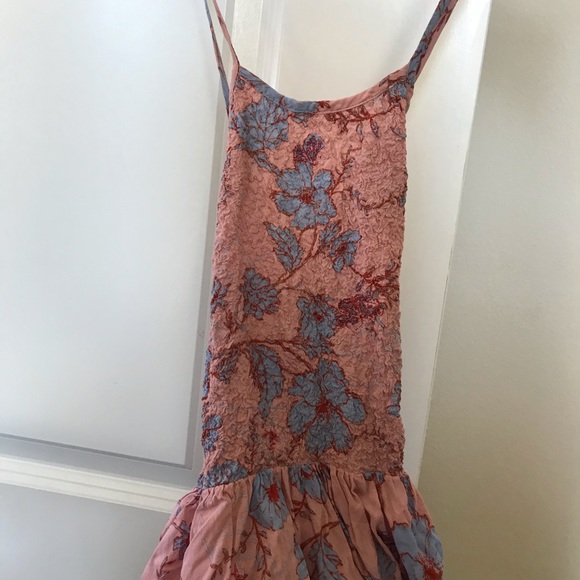 Pink summer floral dress - Picture 4 of 4